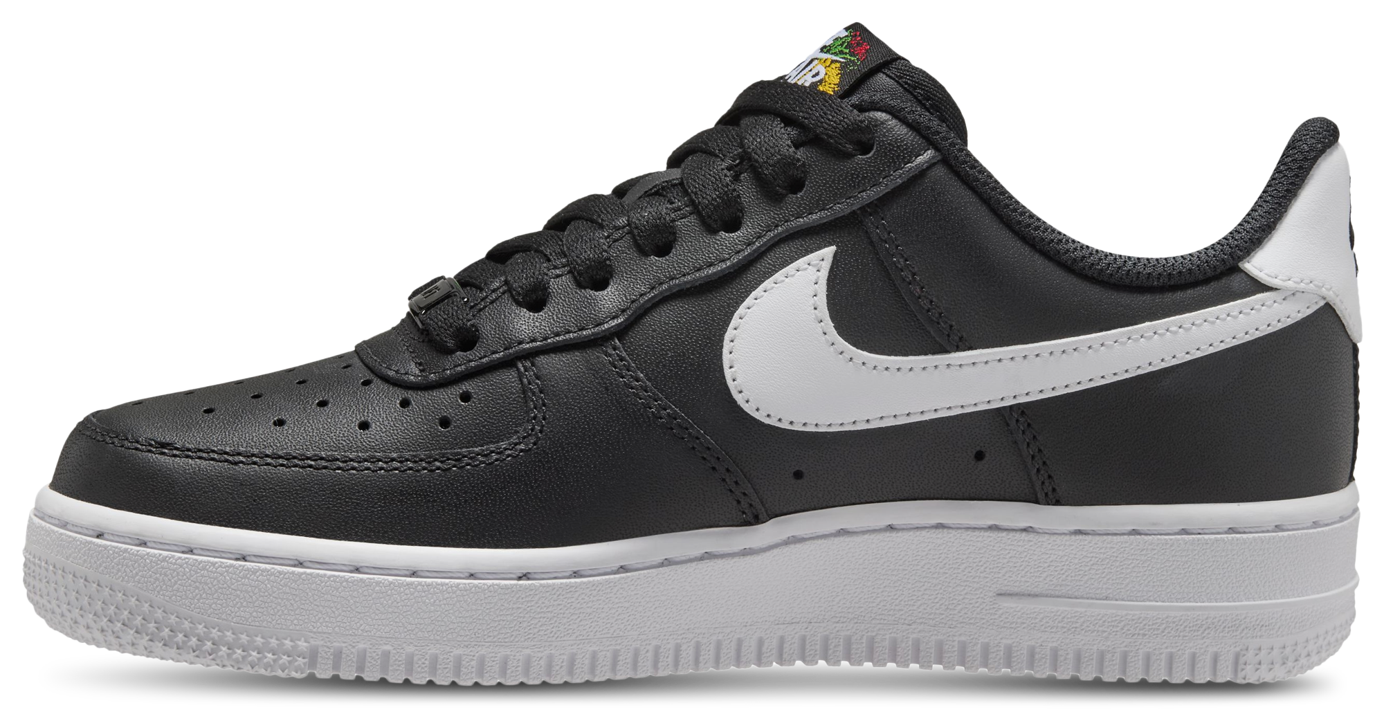 Nike Air Force 1 07 Prem - Black/Metallic Gold/White - Image 2