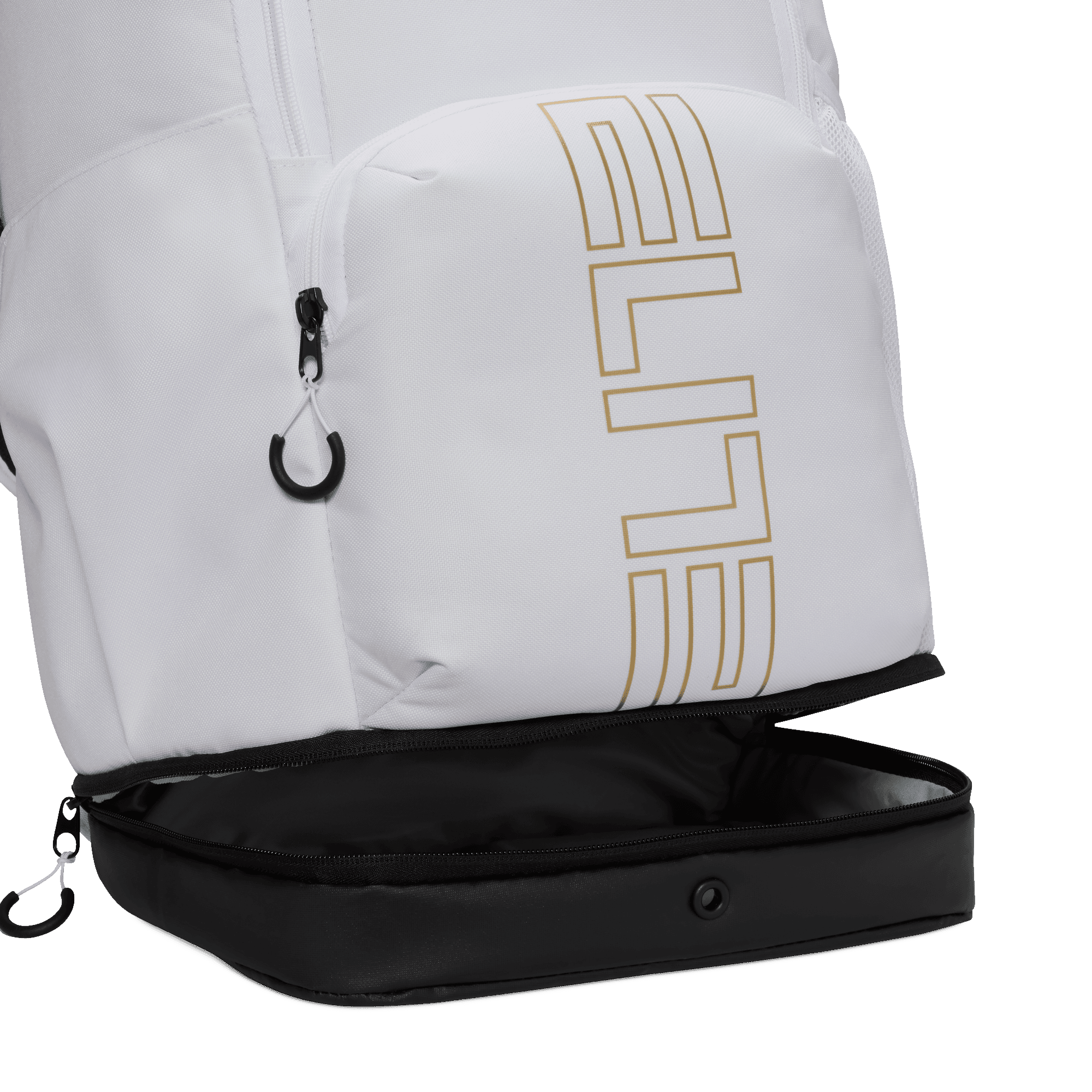 Nike Varsity Elite Backpack - Metallic Gold/White - Image 8