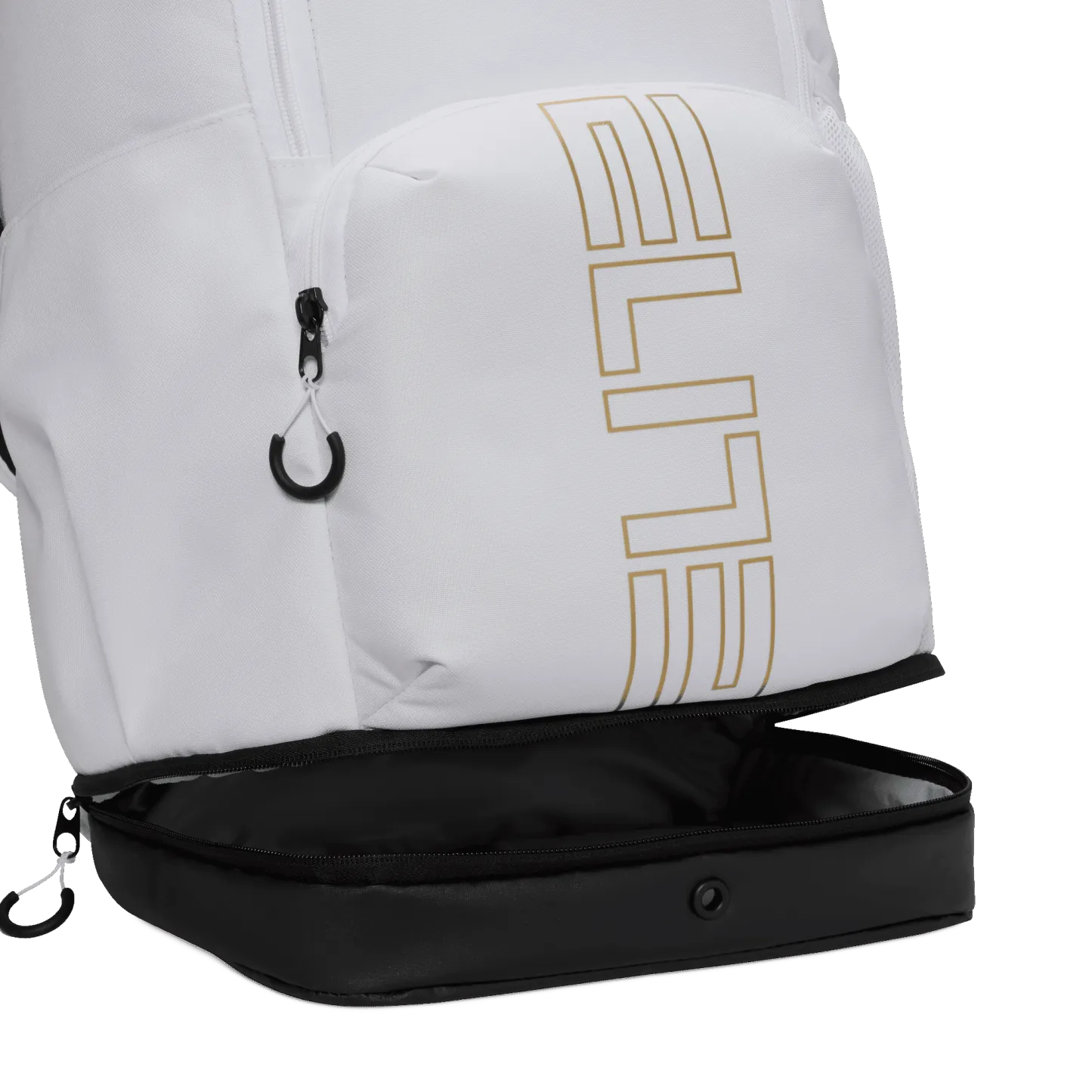 Nike Varsity Elite Backpack - Metallic Gold/White - Image 8
