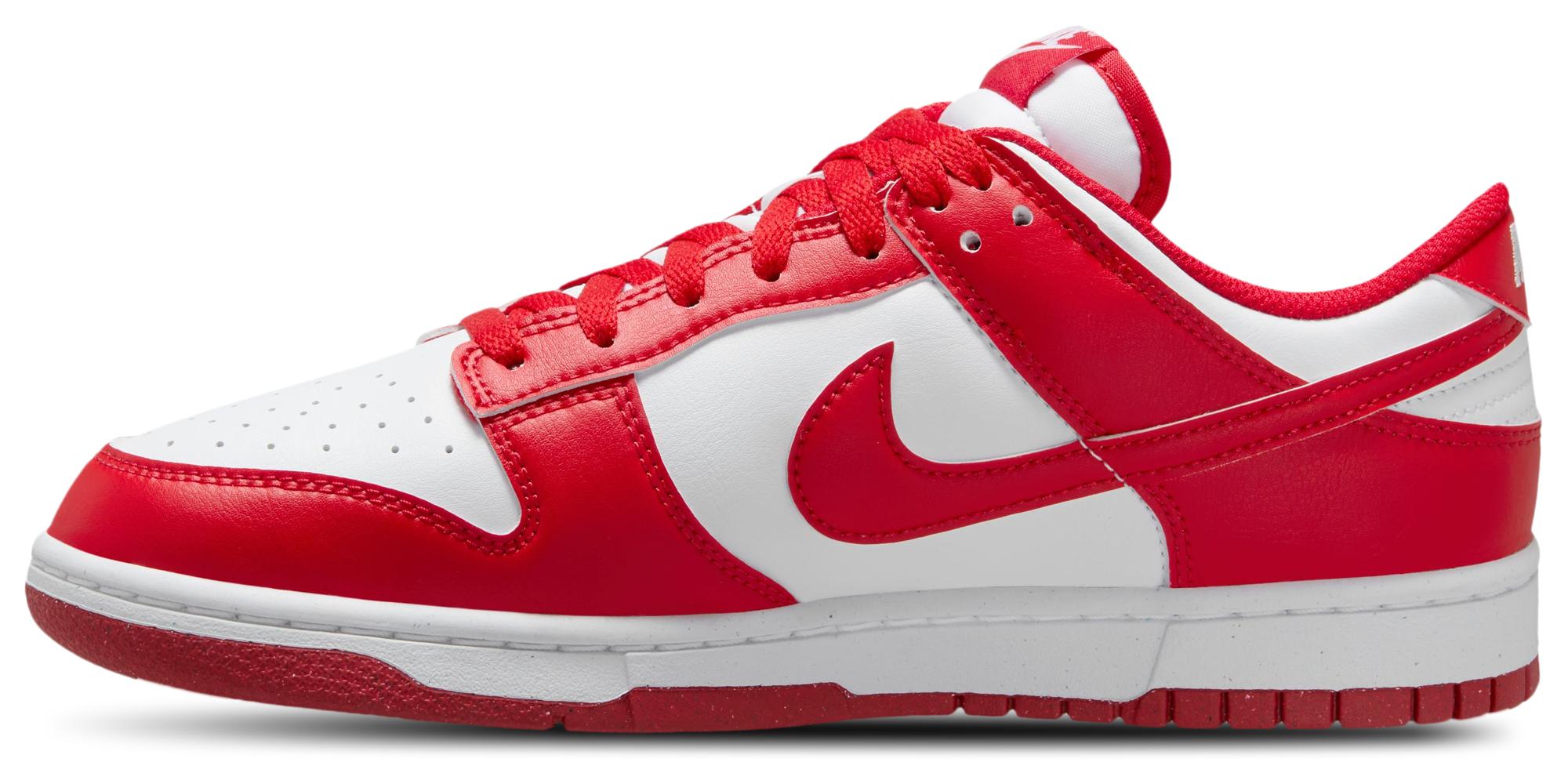 Nike Dunk Low Retro Bttys - White/University Red/White - Image 2