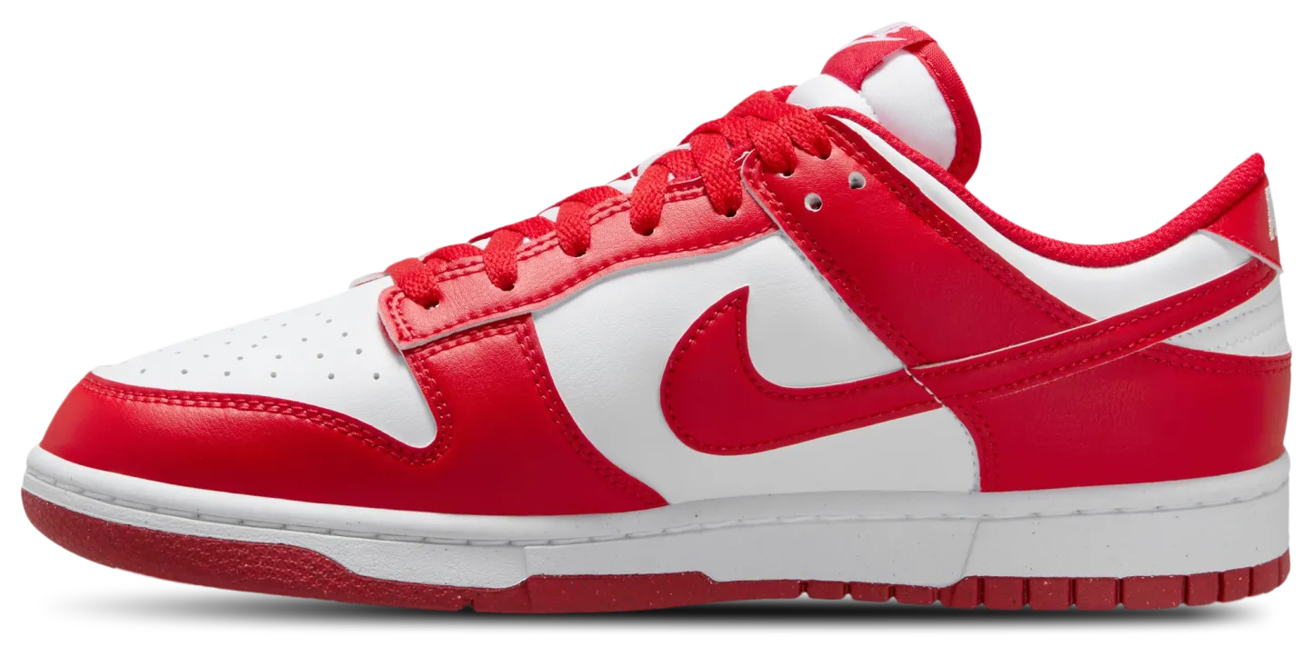 Nike Dunk Low Retro Bttys - White/University Red/White - Image 2