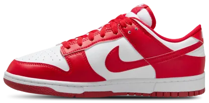 Nike Dunk Low Retro Bttys - White/University Red/White - Image 2