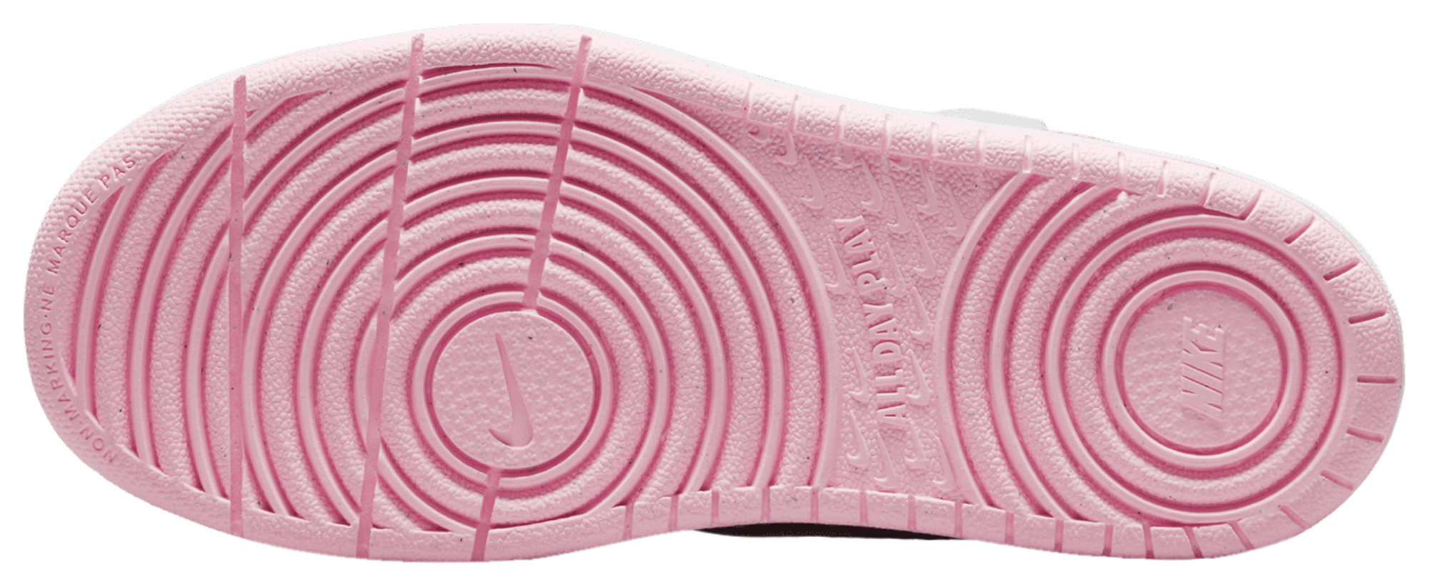 Nike Court Borough Low Recraft 童款 - White/Pink Foam - Image 6