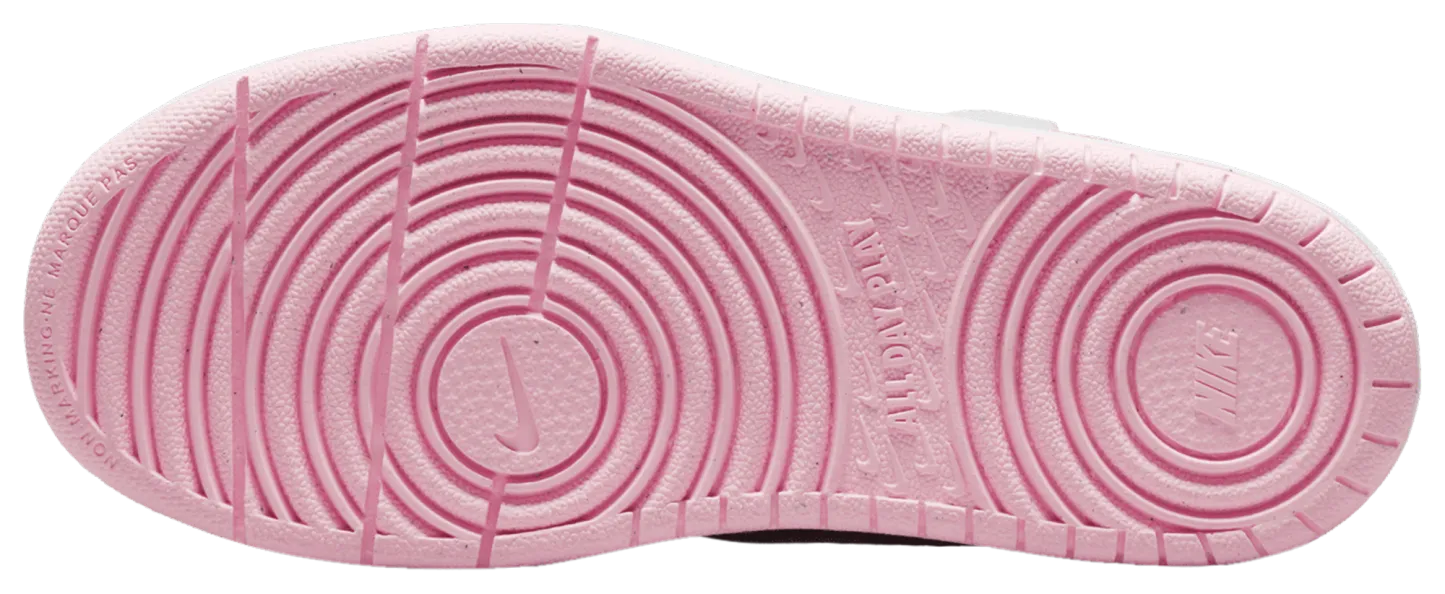 Nike Court Borough Low Recraft 童款 - White/Pink Foam - Image 6