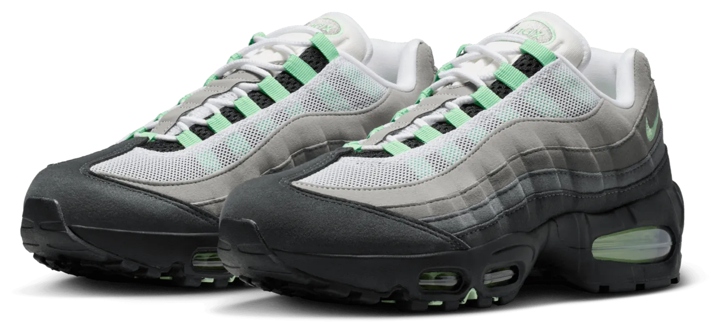 Nike Air Max 95 - Black/Green/White - Image 6