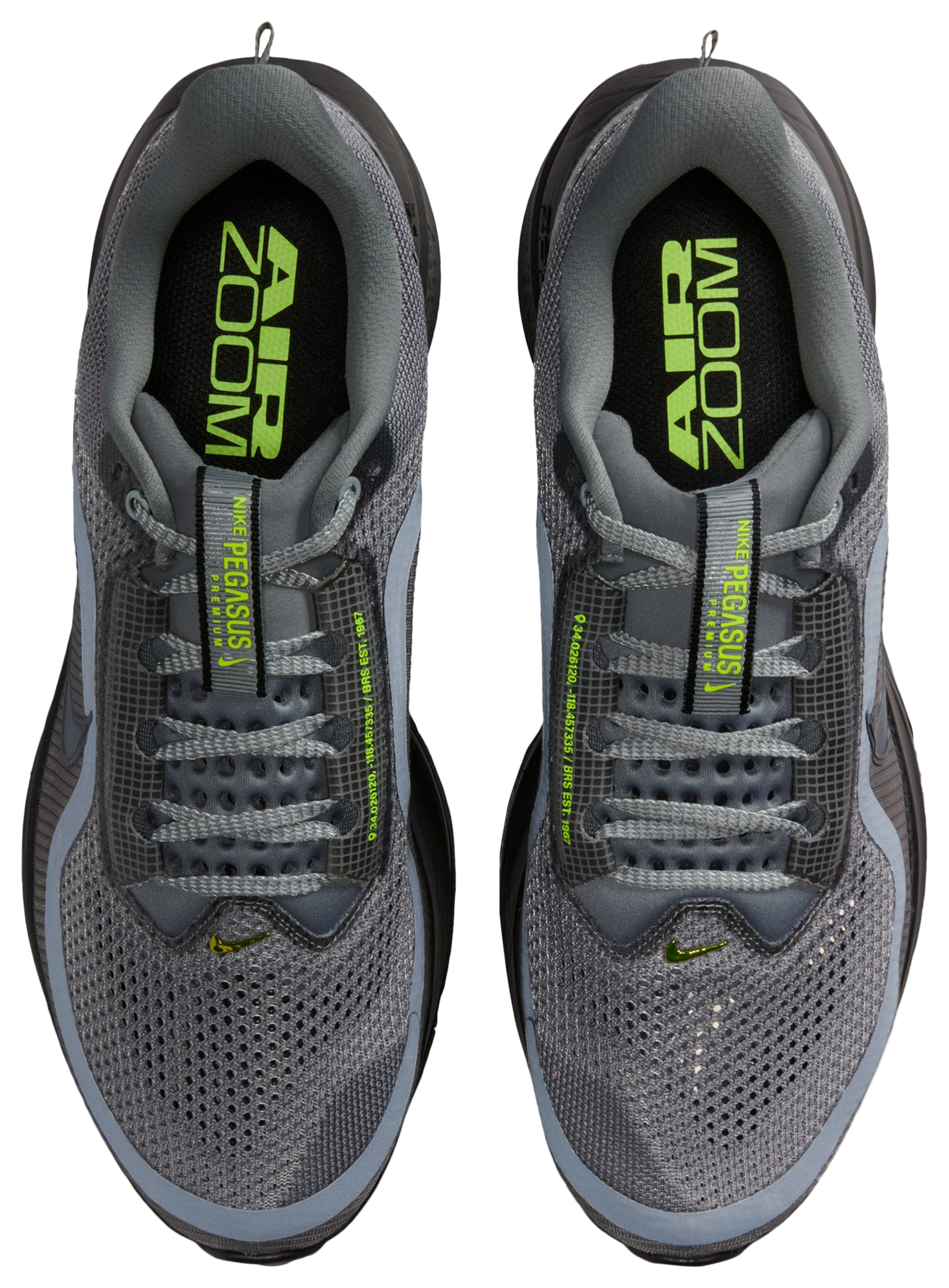 Nike Pegasus Premium - Smoke Grey/Black/Volt - Image 4