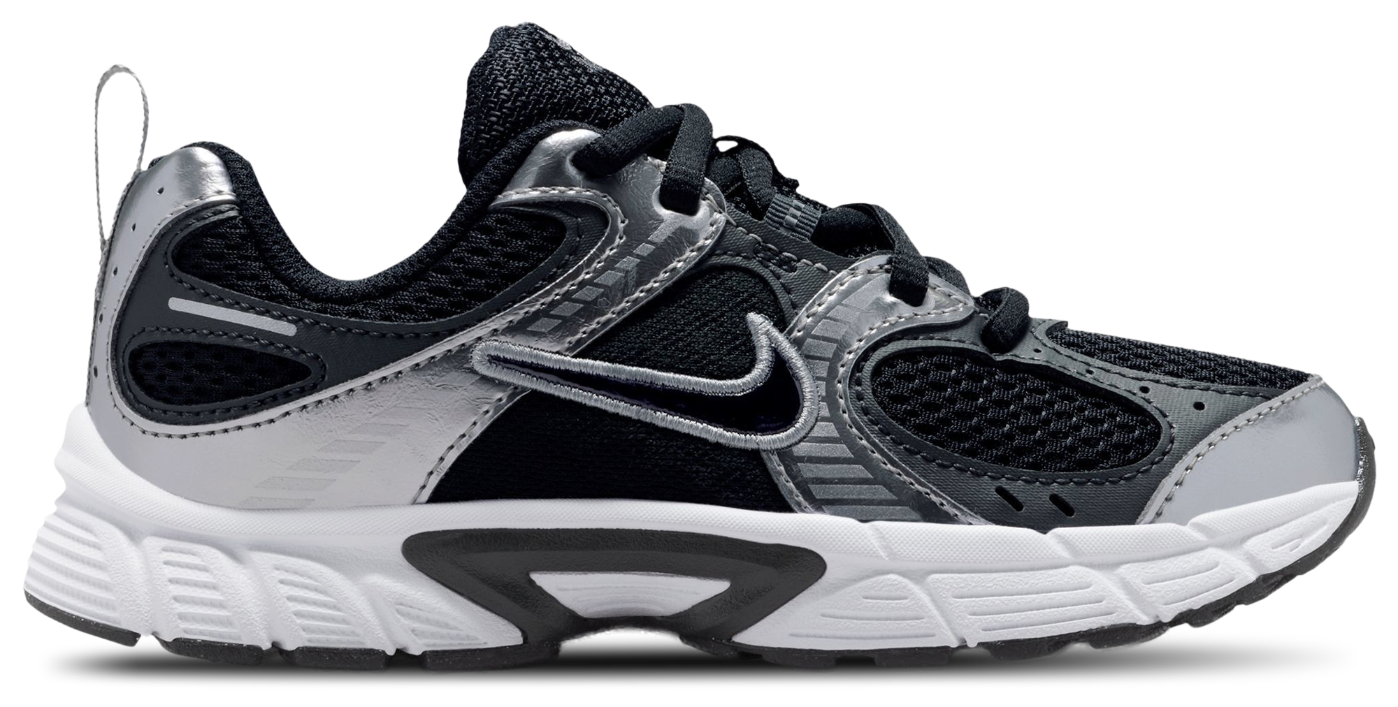 Nike V5 RNR Lace 童款 - Black/Metallic Silver/White - Image 1
