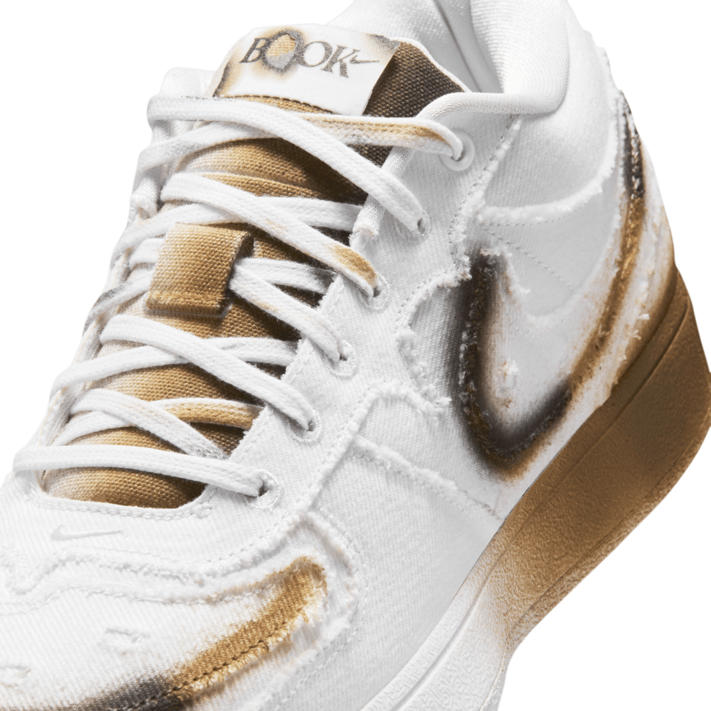 Nike Book 1 SE - White/White/Black - Image 7