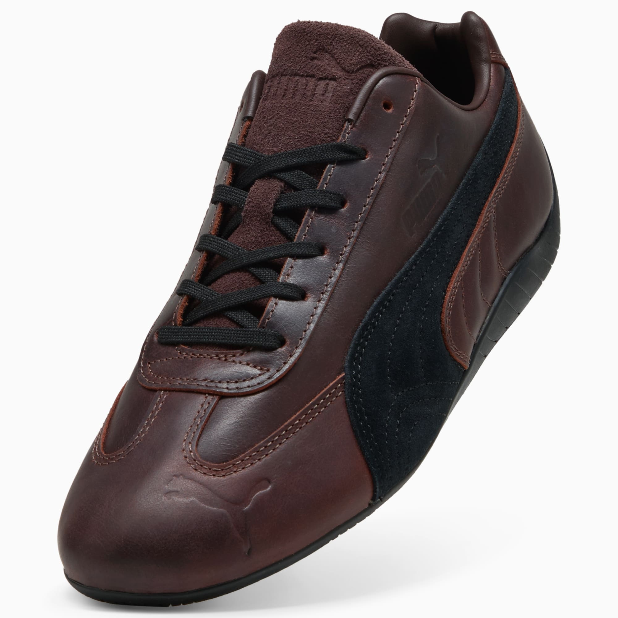 Speedcat Dressed Sneakers - Leather Brown-PUMA Black - 8