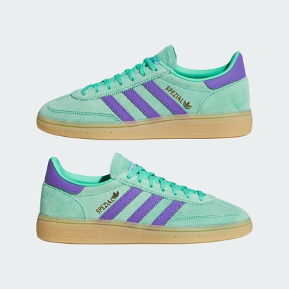 adidas HANDBALL SPEZIAL SHOES - Hi-Res Green / Purple Rush / Gold Metallic - View 8