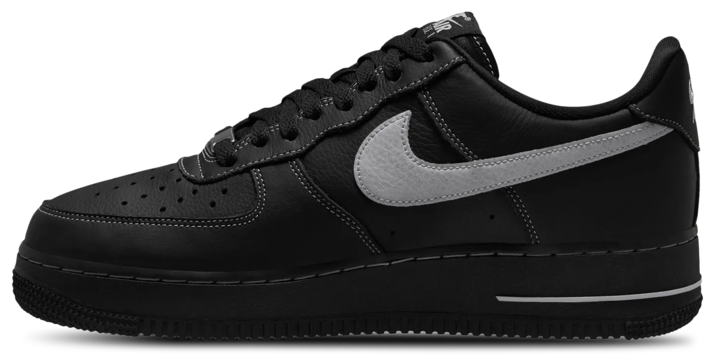 Nike Air Force 1 '07 LV8 - Men's - Black/Wolf Grey - Image 2