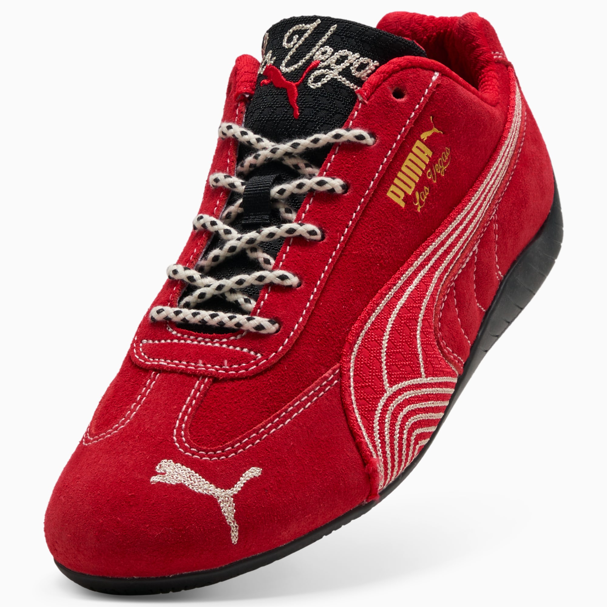 Speedcat OG Las Vegas Sneakers - For All Time Red-Canvas-PUMA Black - 6