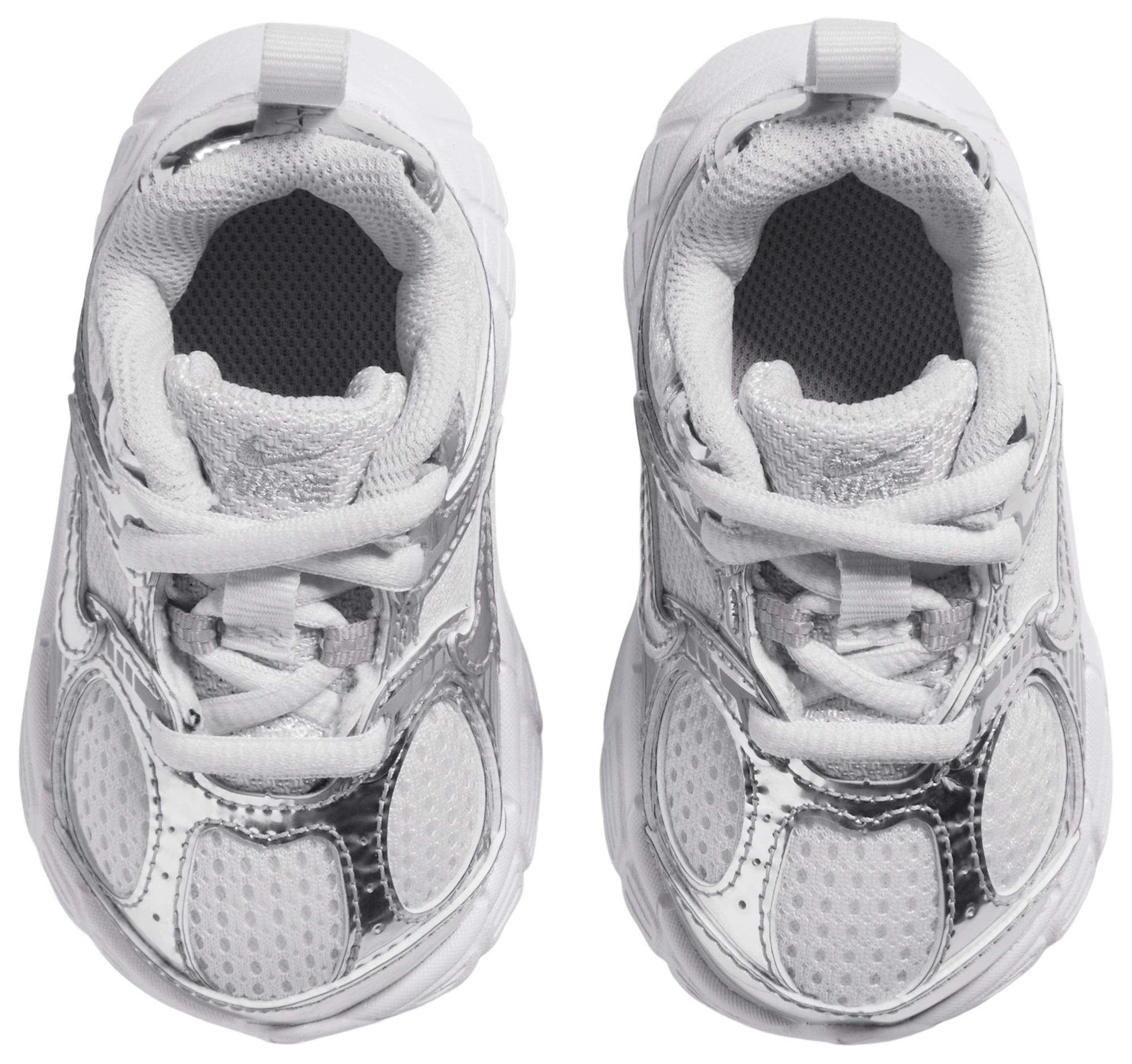 Nike V5 RNR Shine 童款 - White/Grey/Silver - Image 4
