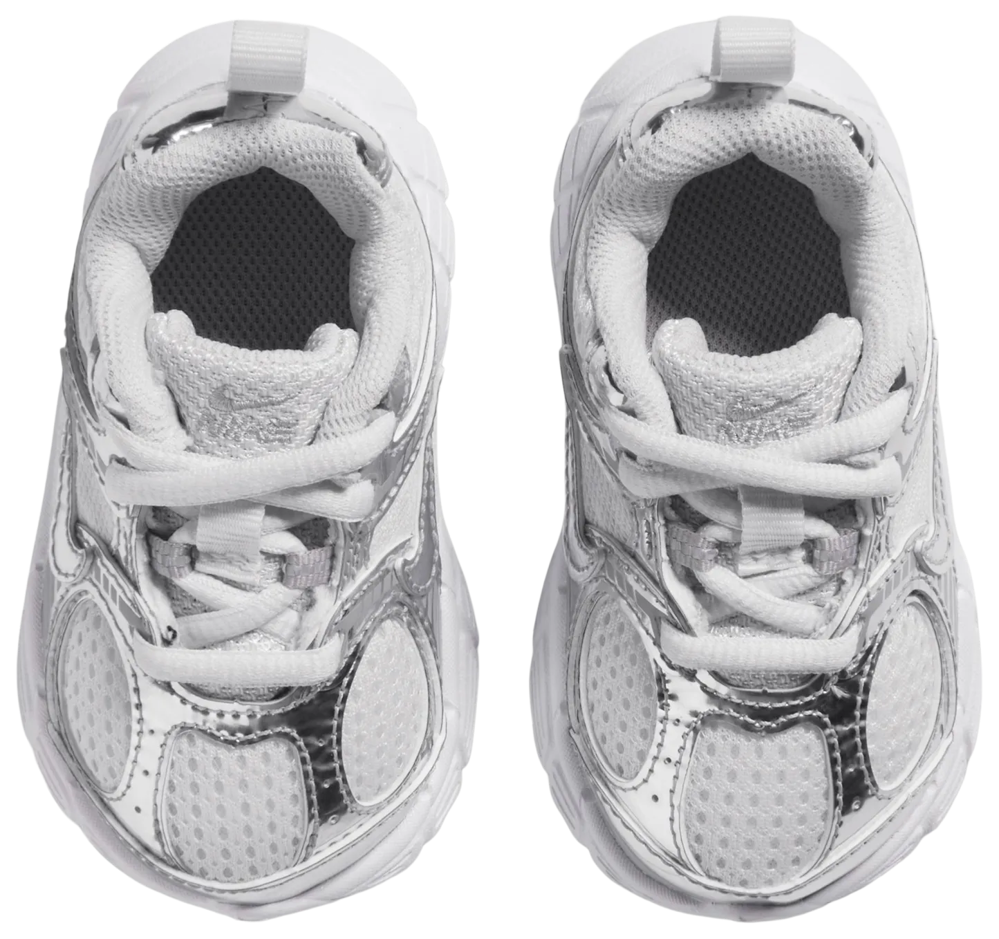 Nike V5 RNR Shine 童款 - White/Grey/Silver - Image 4