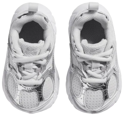 Nike V5 RNR Shine 童款 - White/Grey/Silver - Image 4