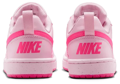 Nike Court Borough Low Recraft 童款 - Pink Foam/Hyper Pink/White - Image 3
