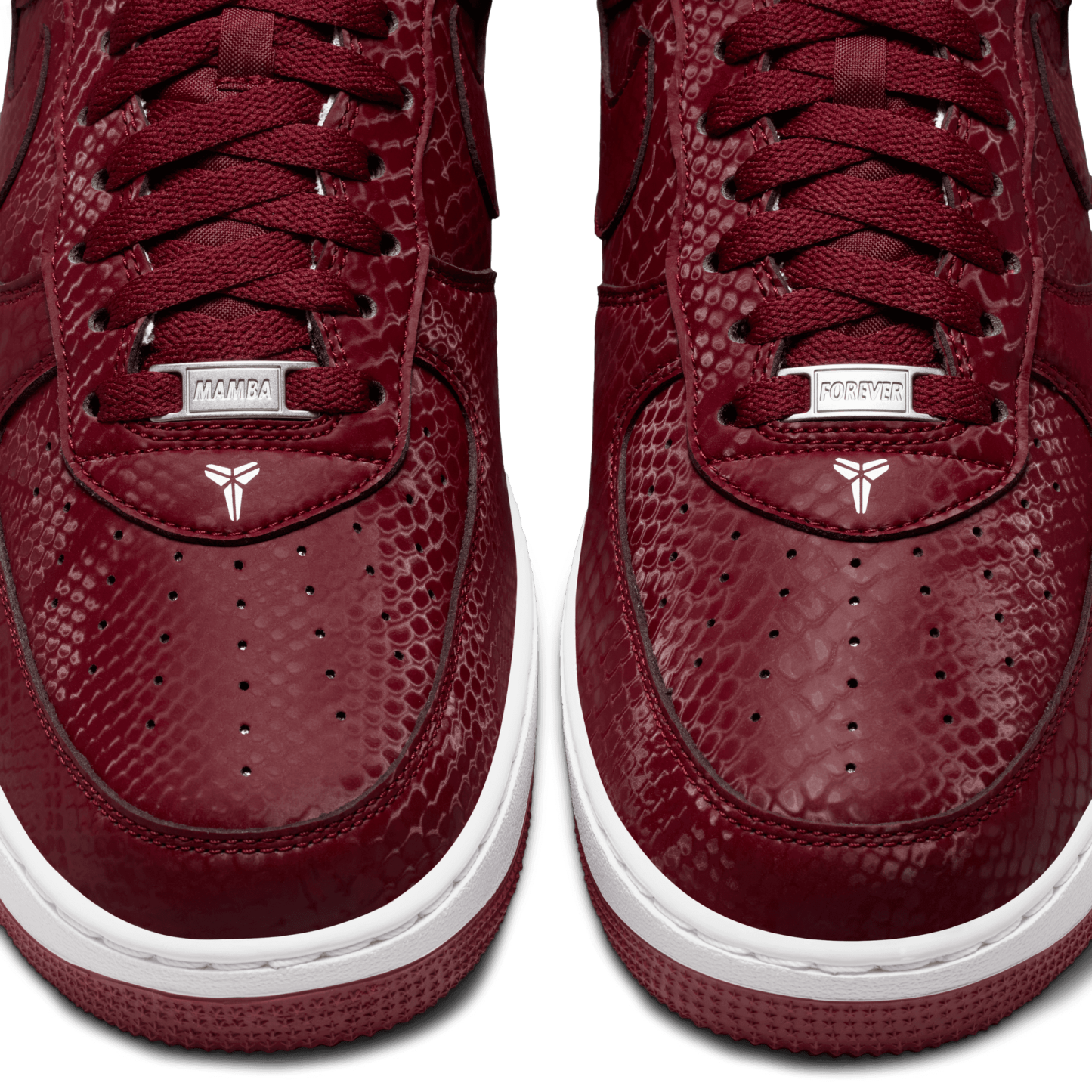 Nike Kobe Air Force 1 Low - Team Red/White - Image 9