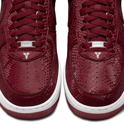 Nike Kobe Air Force 1 Low - Team Red/White - Image 9