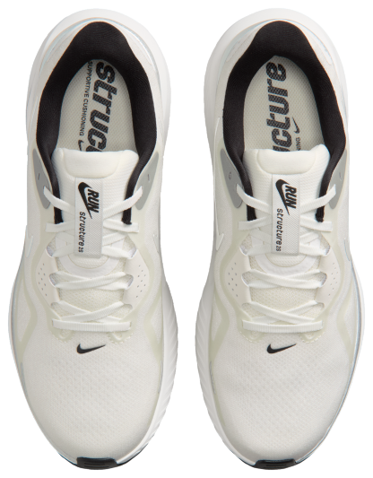 Nike Structure 26 - Summit White/Mtlc Silver/Black - Image 4