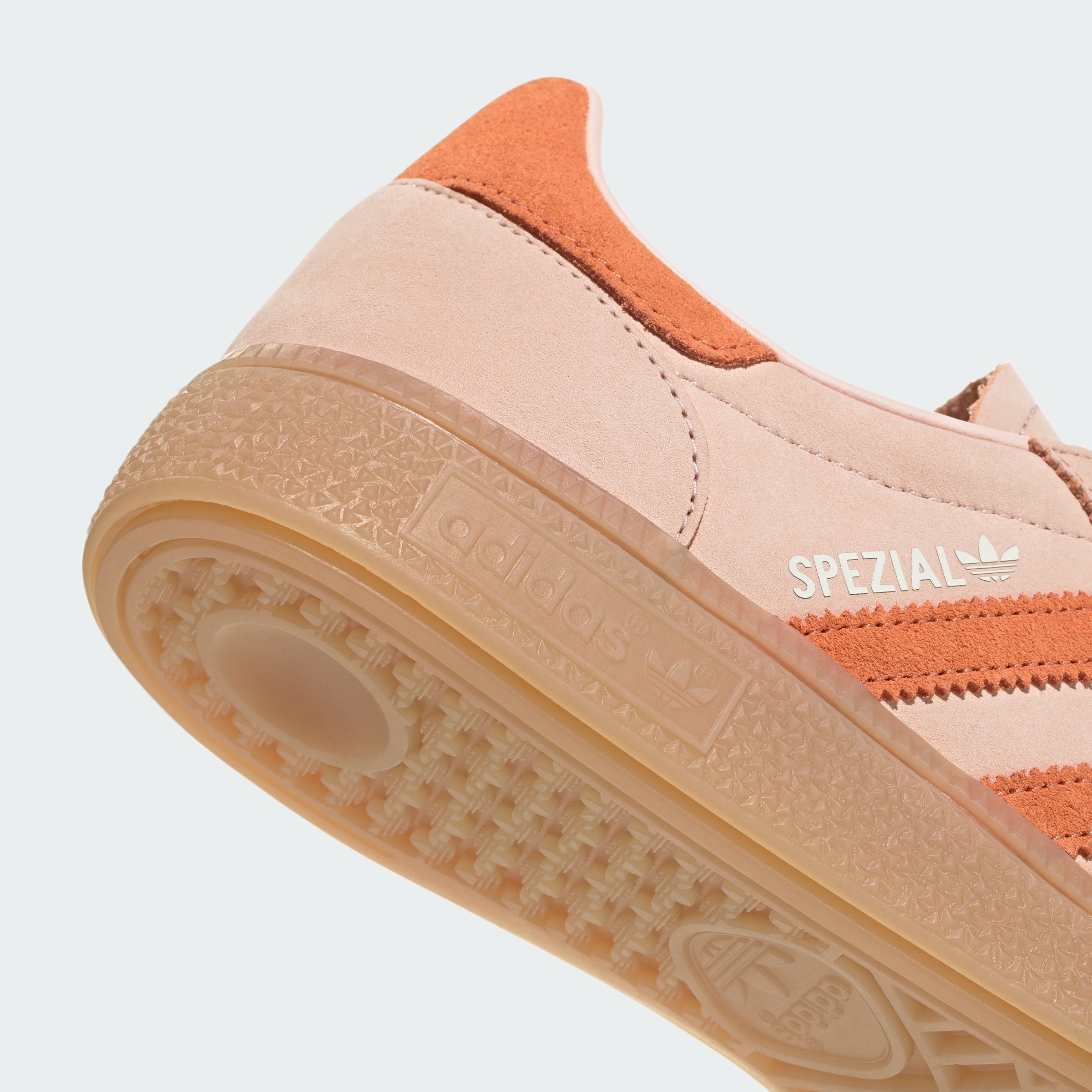 adidas HANDBALL SPEZIAL SHOES - Blush Pink / Dusky Orange / Off White - View 9
