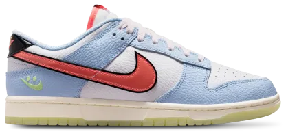 Nike Dunk Low - Hydrogen Blue/Flash Crimson/White - Image 1