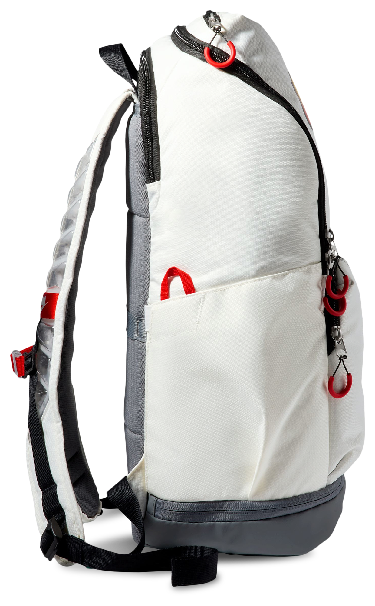 Nike Varsity Elite Project Backpack - Sail/Rush Red/Smoke Grey - Image 3
