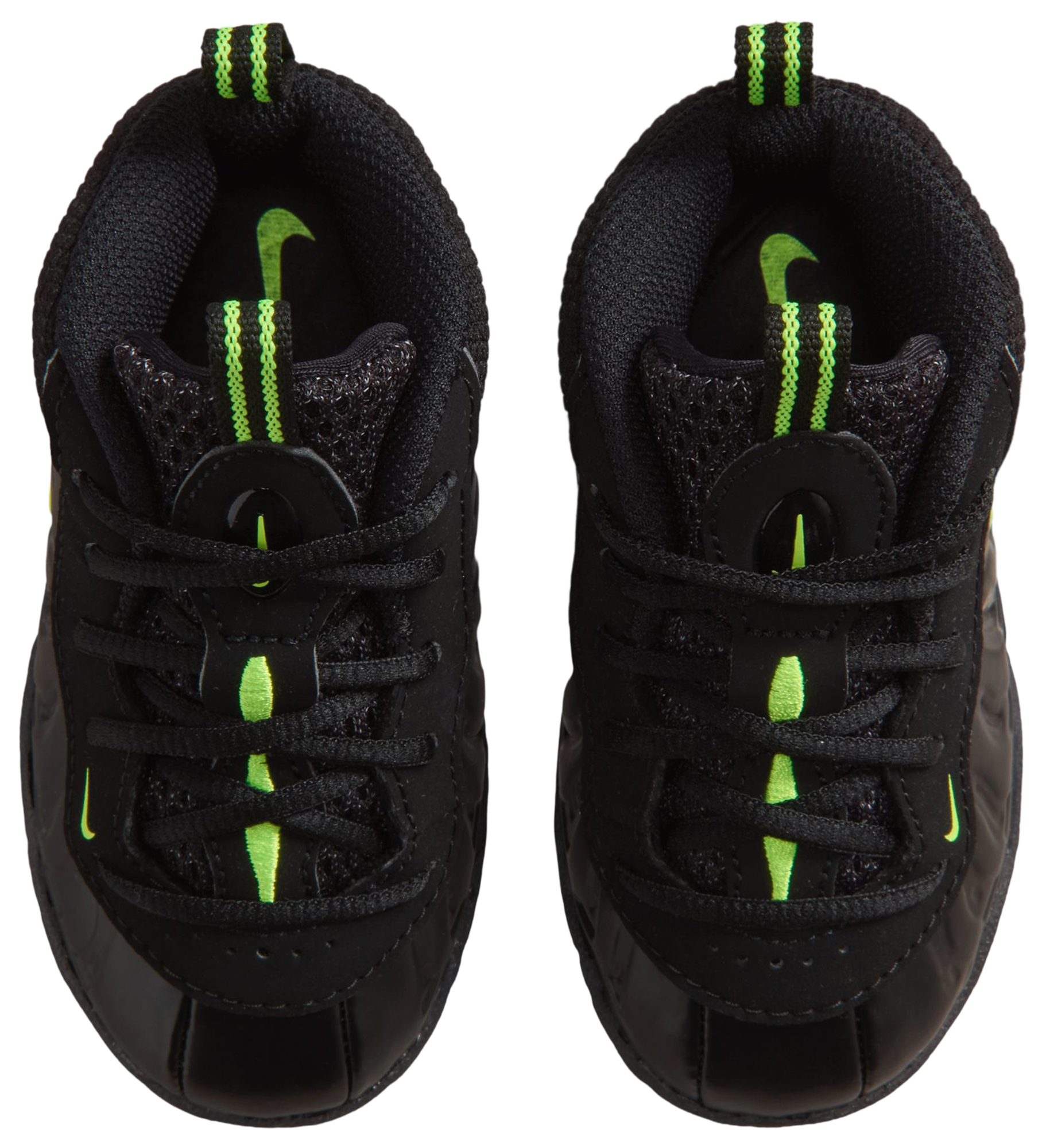 Nike Little Posite Pro 童款 - Voltage Yellow/Black - Image 4