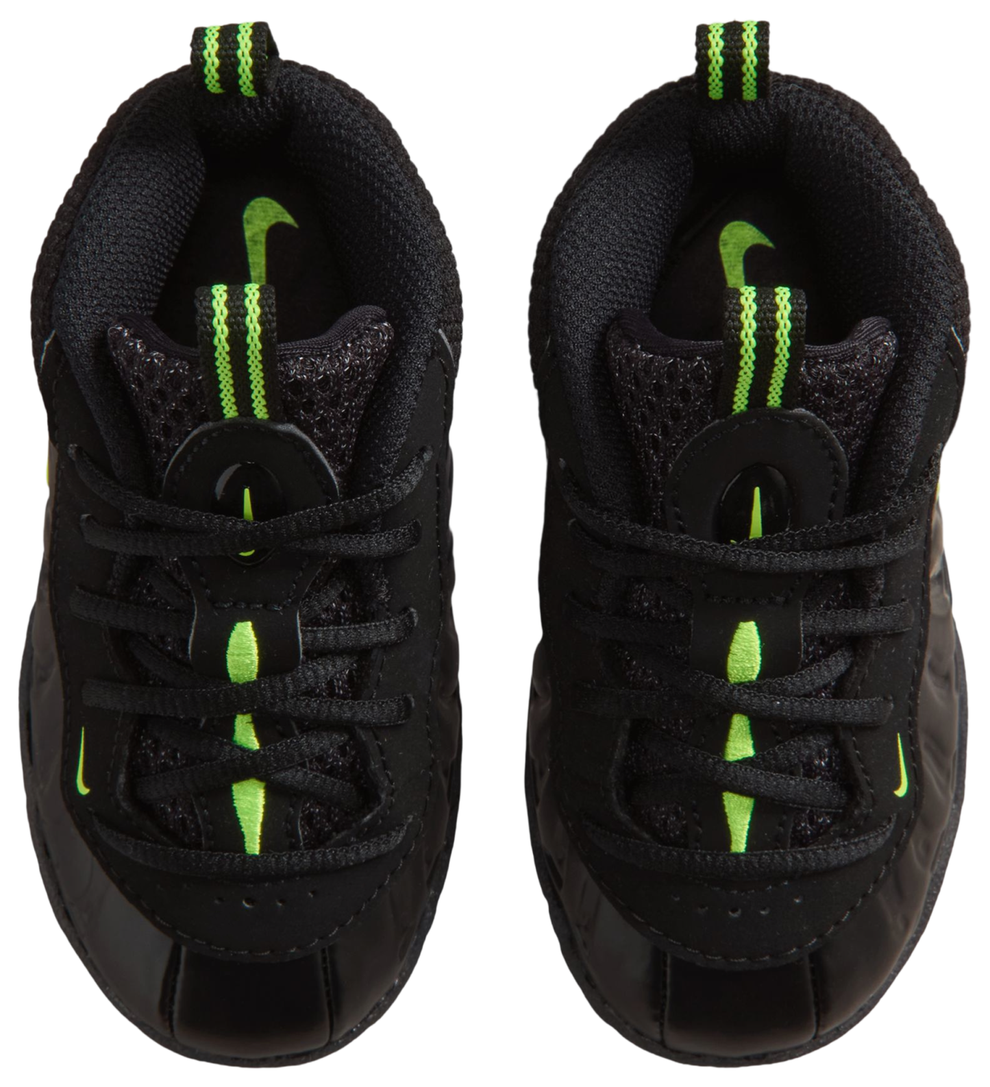 Nike Little Posite Pro 童款 - Voltage Yellow/Black - Image 4