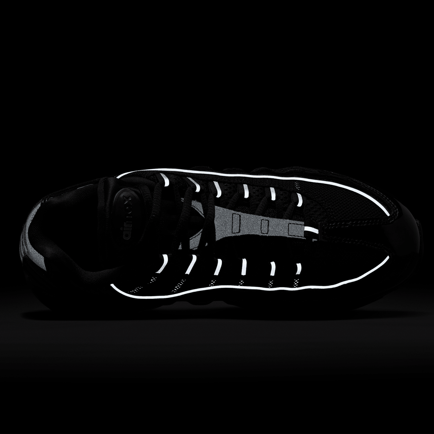 Nike Air Max 95 Big Bubble - Black/Mtlc Silver/Reflect Silver - Image 6