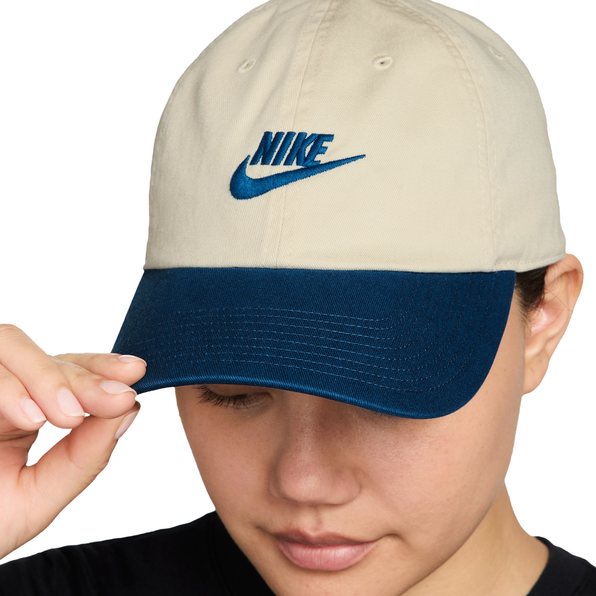 Nike Club H86 Adjustable Cap - Beige/Blue - Image 4
