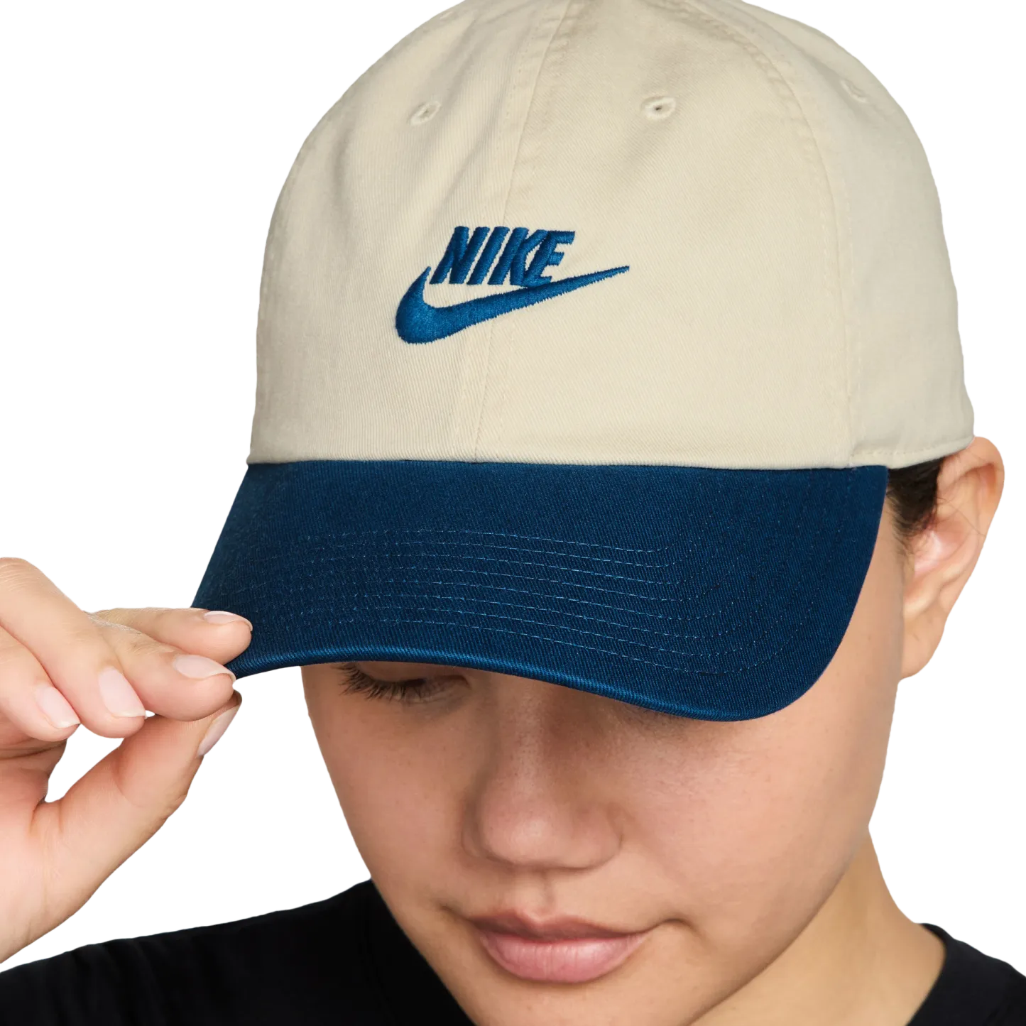 Nike Club H86 Adjustable Cap - Beige/Blue - Image 4