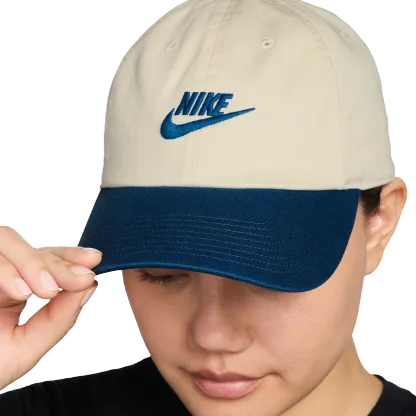 Nike Club H86 Adjustable Cap - Beige/Blue - Image 4