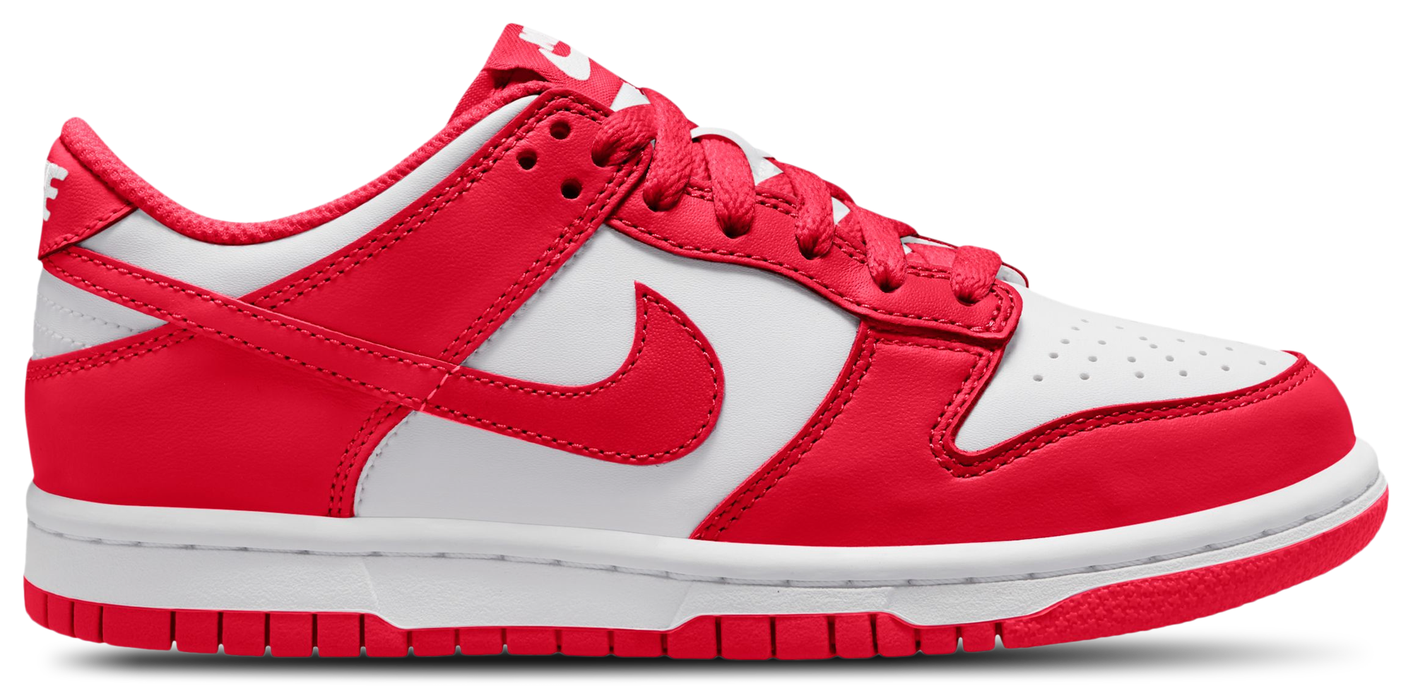 Nike Dunk Low 童款 - University Red/White - Image 1