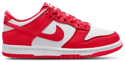Nike Dunk Low 童款 - University Red/White - Image 1