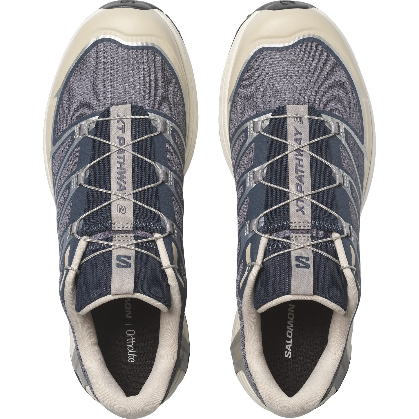 Salomon XT-PATHWAY 2 - Grisaille / Ftw Silver / Rainy Day - View 4