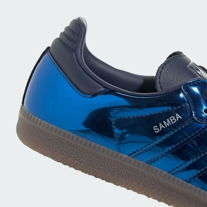 adidas SAMBA OG SHOES - Night Indigo / Night Indigo / Gum - View 9