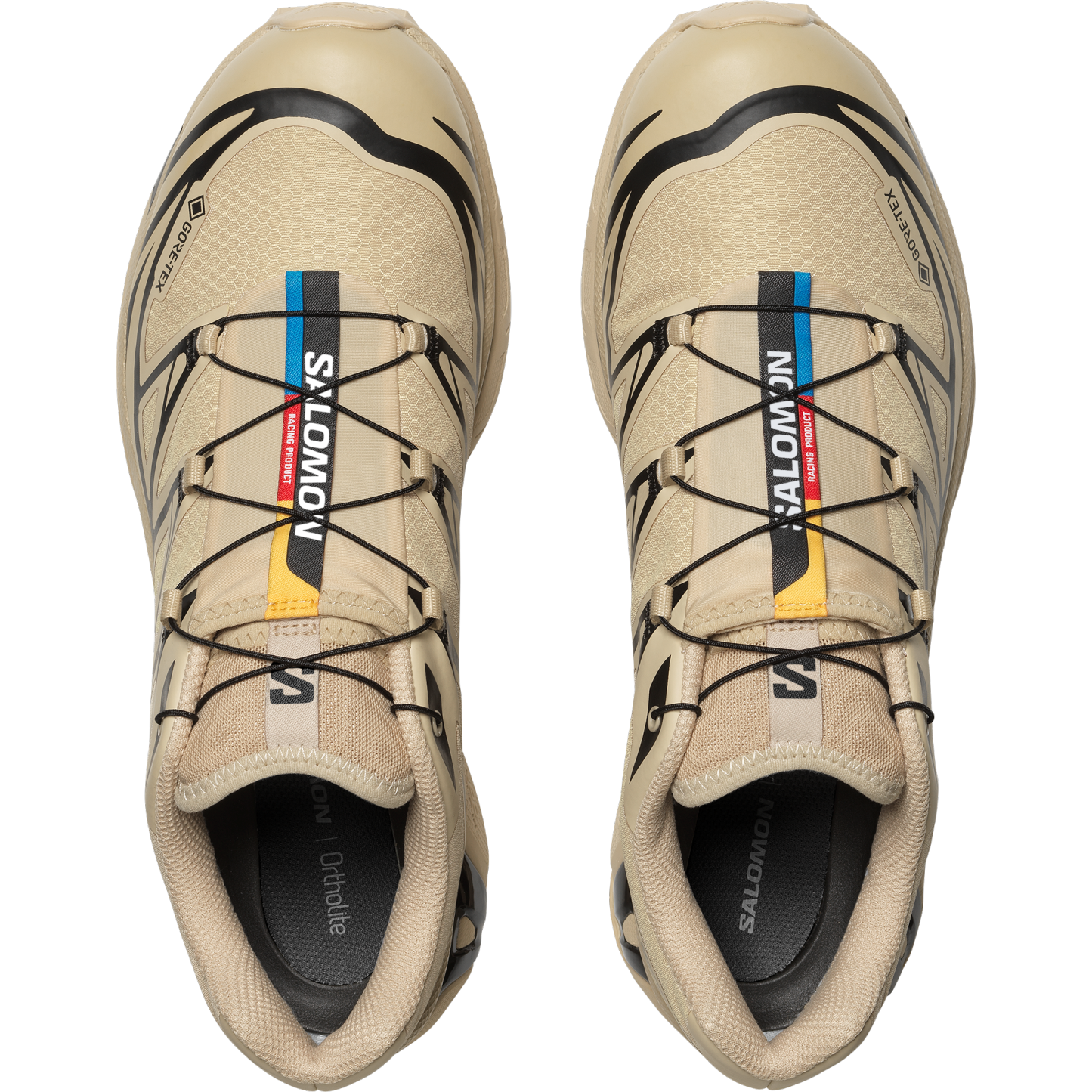 Salomon XT-6 GORE-TEX - Safari / Safari / Black - View 4