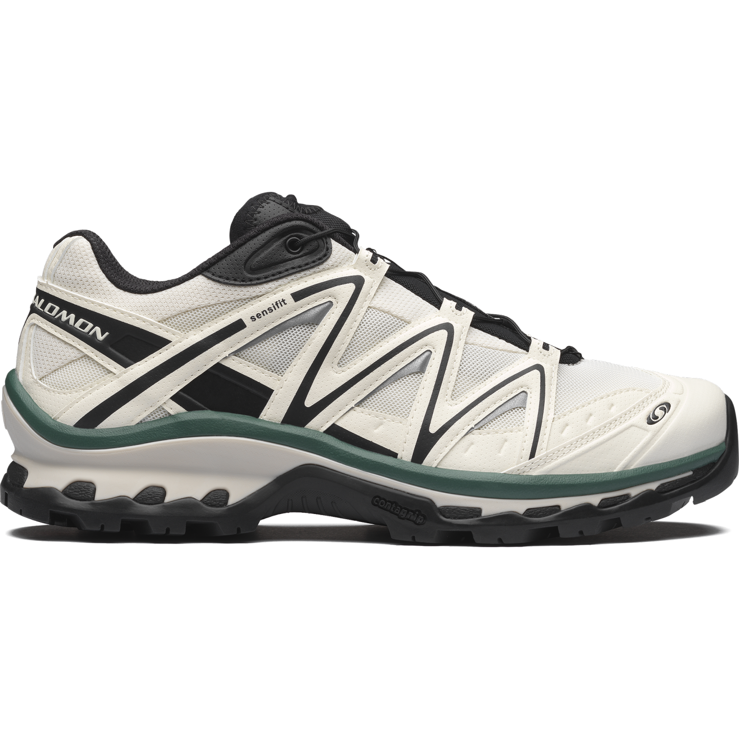 Salomon XT-QUEST - Vanilla Ice / Black / Bistro Green - View 1