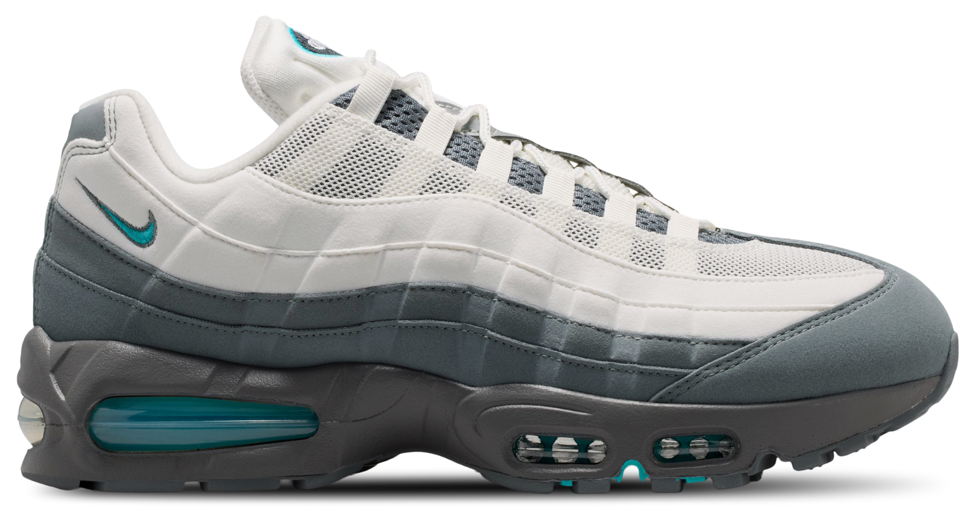 Nike Air Max 95 Big Bubble - Summit White/Dusty Cactus/Smoke Grey - Image 1