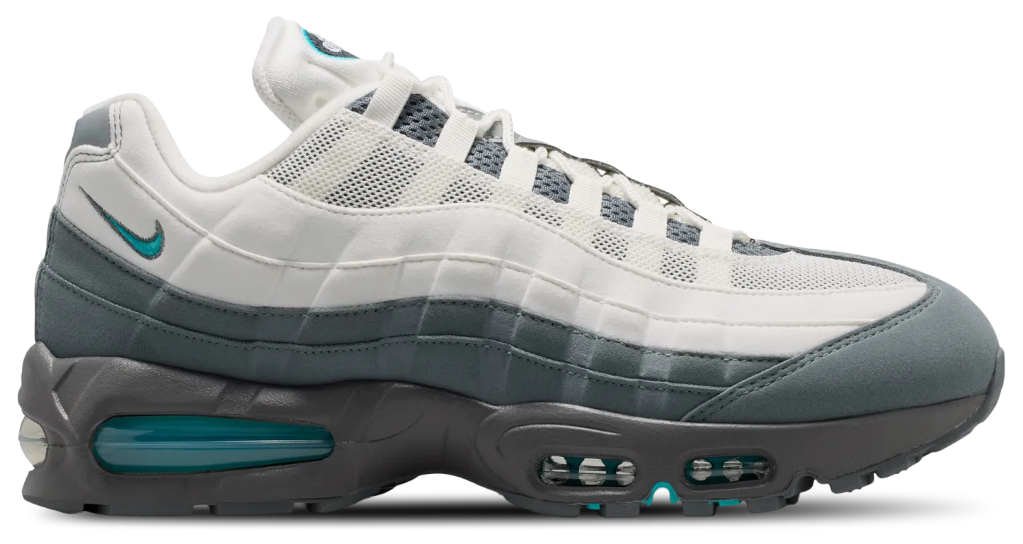 Nike Air Max 95 Big Bubble - Summit White/Dusty Cactus/Smoke Grey - Image 1