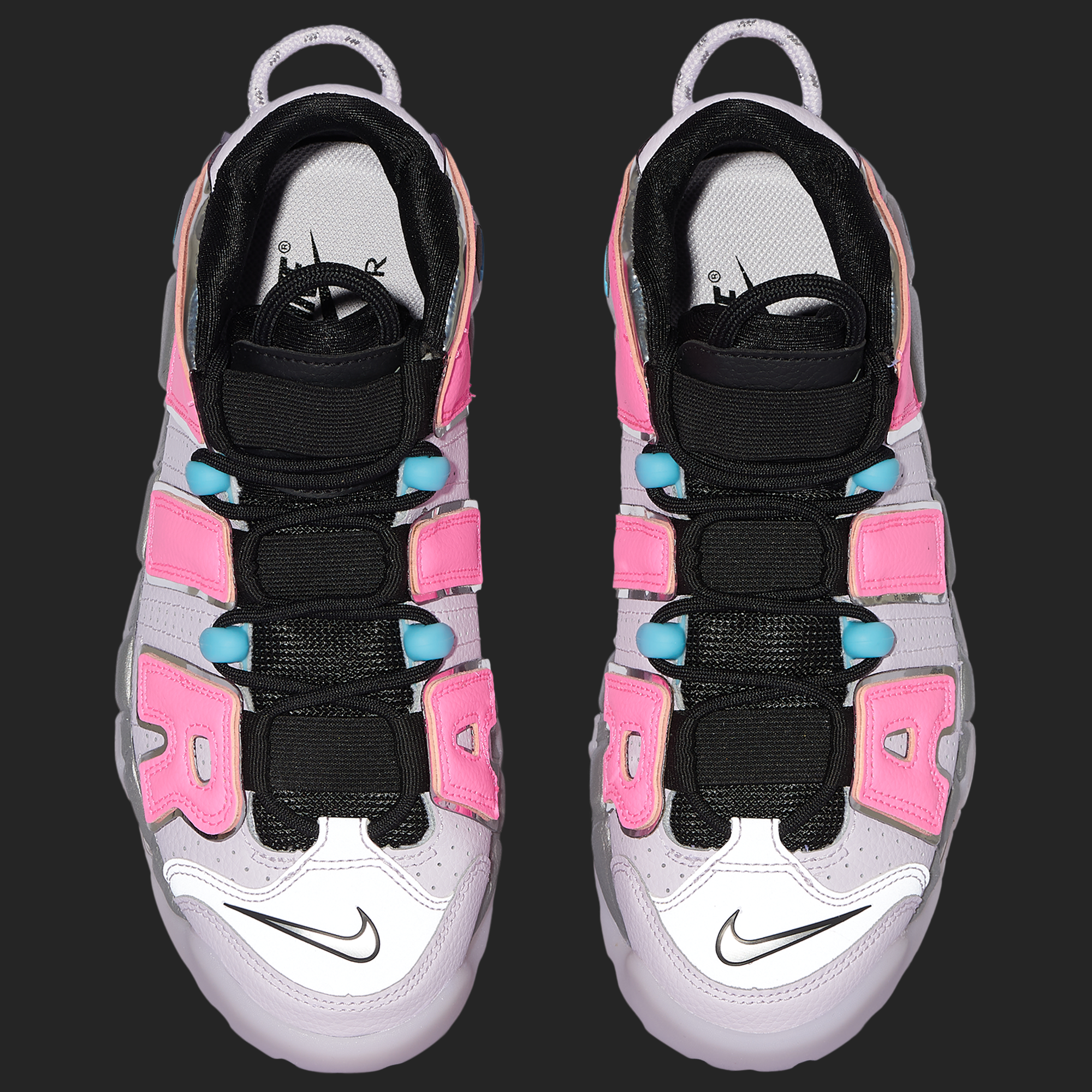 Nike Air More Uptempo - Pink/Silver - Image 8