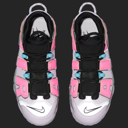 Nike Air More Uptempo - Pink/Silver - Image 8