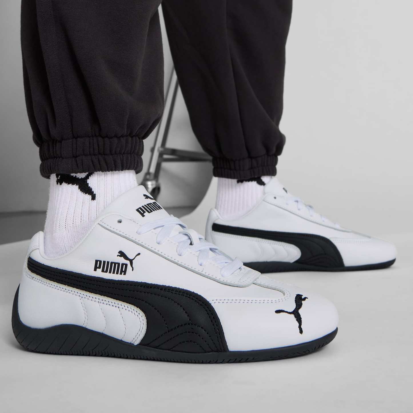 Speedcat Leather Women's Sneakers - PUMA White-PUMA Black - 2