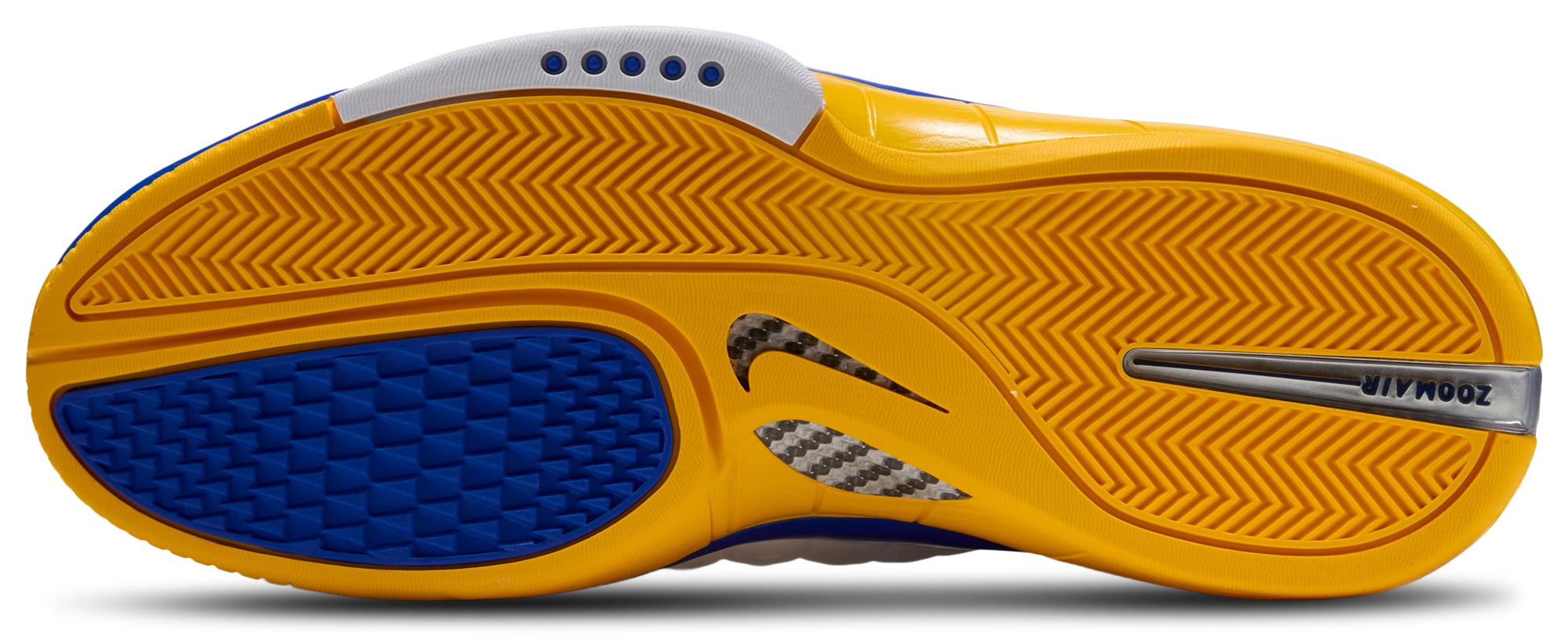Nike Air Zoom Huarache 2K4 - White/Hyper Cobalt/Varsity Maize - Image 5