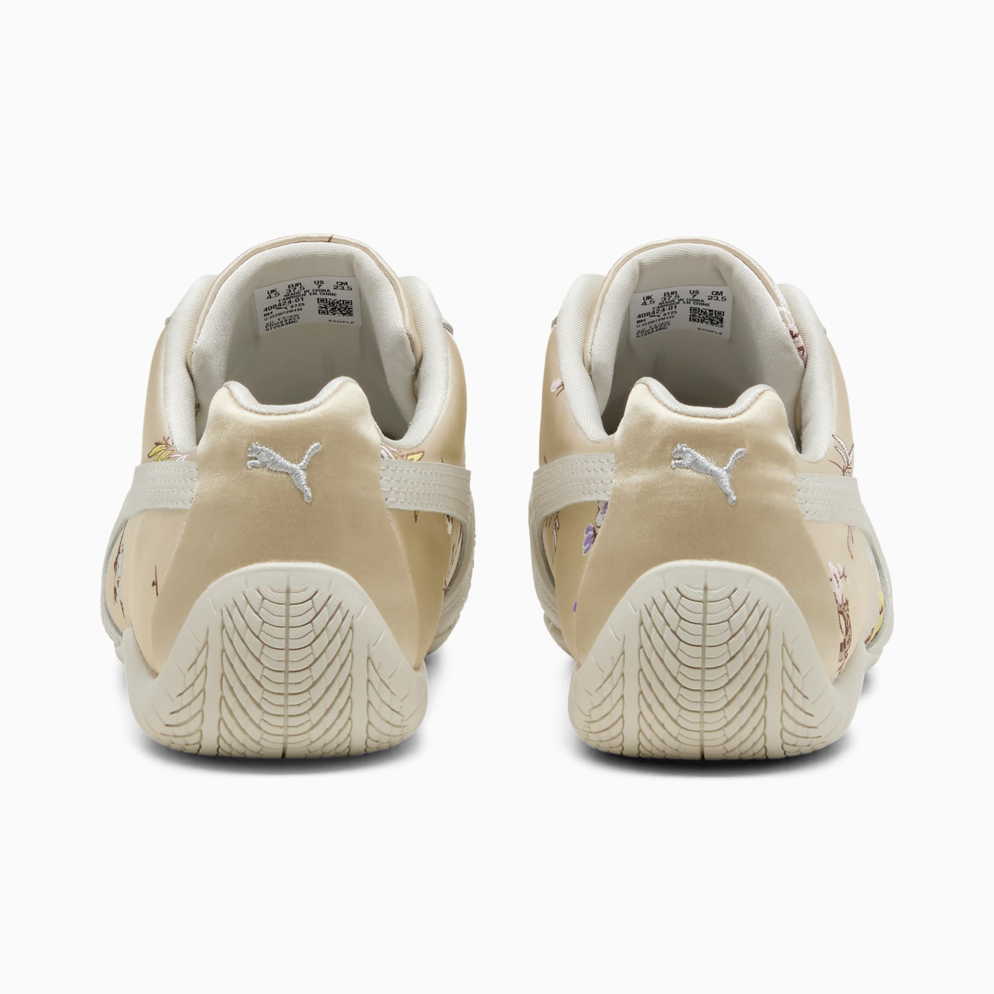 Speedcat Silky Women's Sneakers - Vapor Gray-Buttercream-PUMA Silver - 3