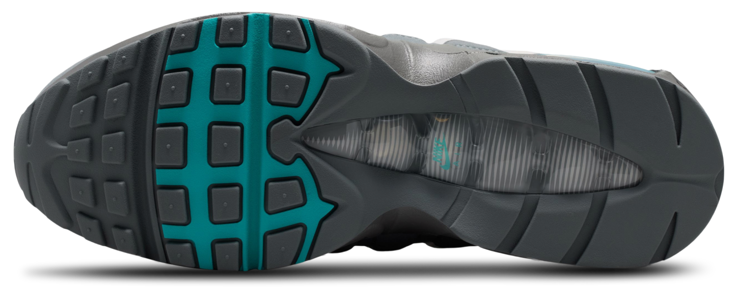 Nike Air Max 95 Big Bubble - Summit White/Dusty Cactus/Smoke Grey - Image 5