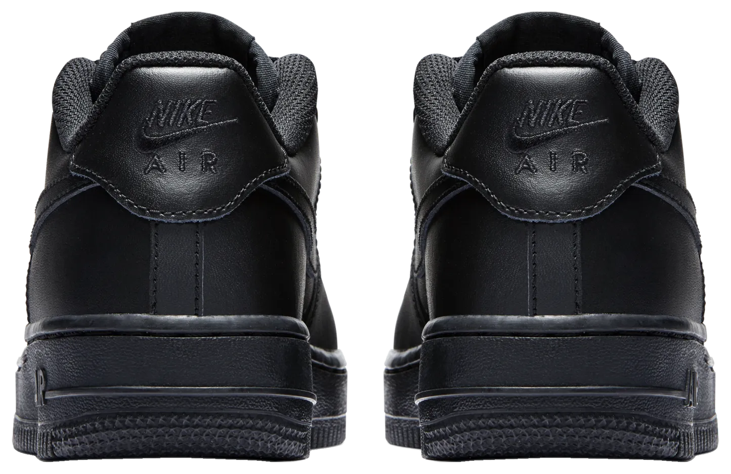 Nike Air Force 1 Low 童款 - Black/Black - Image 3