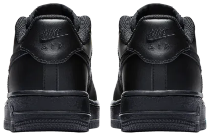 Nike Air Force 1 Low 童款 - Black/Black - Image 3