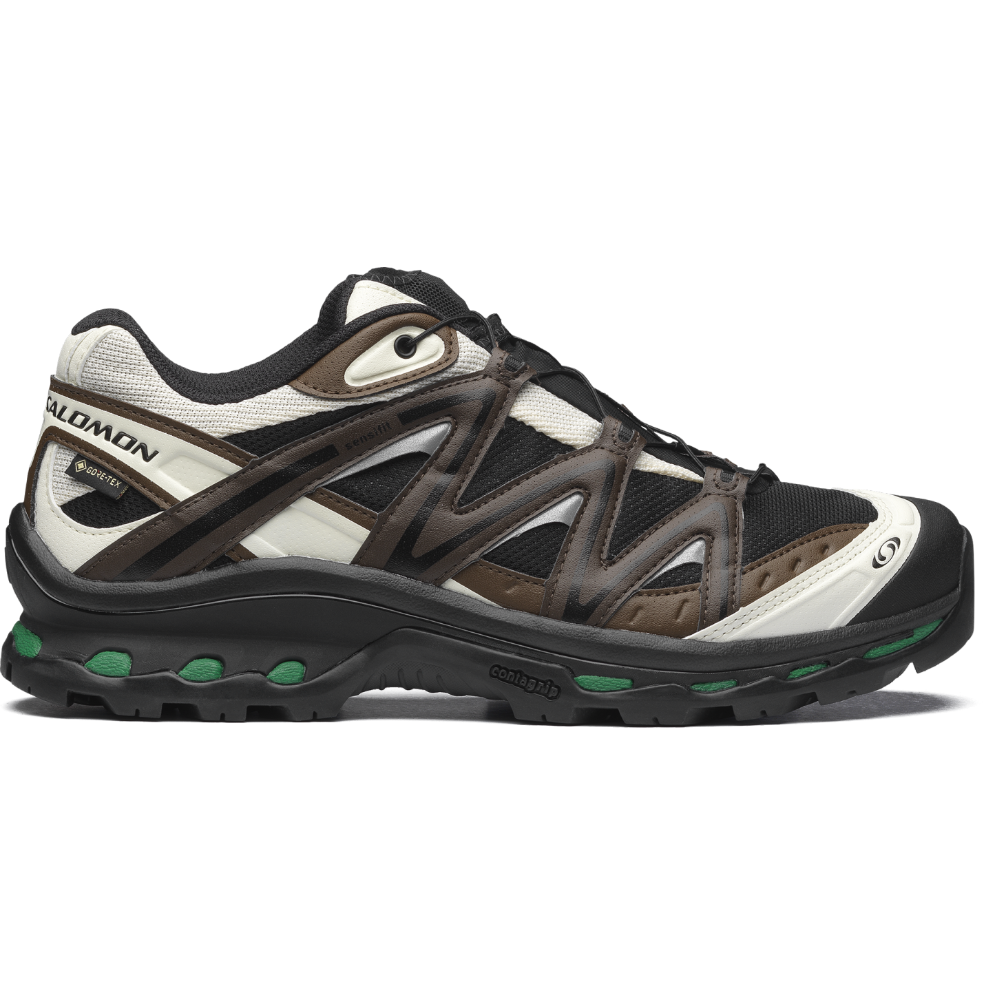 Salomon XT-QUEST GORE-TEX - Black / Delicioso / Green Jacket - View 1