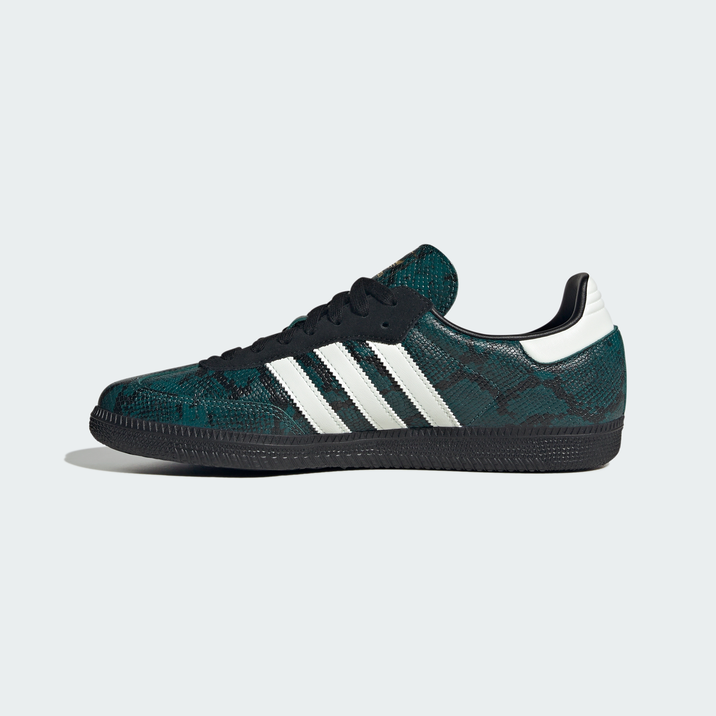 adidas SAMBA OG SHOES - Rich Green / Off White / Core Black - View 8